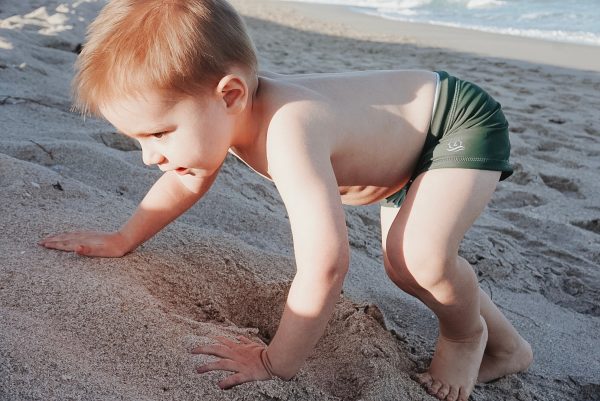 Kids Euro Swim Shorties |  Hunter Green  Supply - Image 3