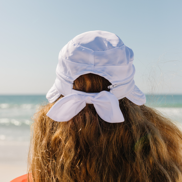Women s Zip Off Adjustable Sun Visor + Sun Hat - White Discount - Image 4