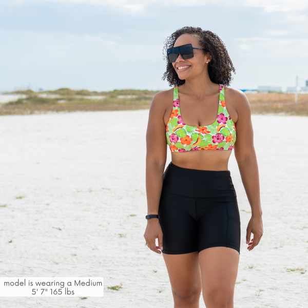 Women s Scoop Neck Bikini Top |  Hibiscus  Online now - Image 2