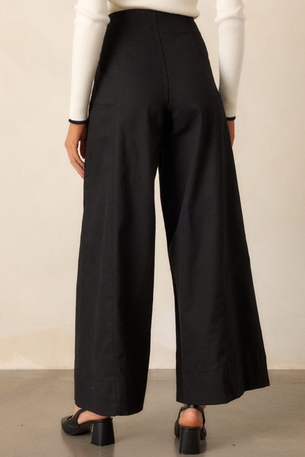 Daylight Glimmer Black Wide Leg Pants Fashion - Image 5