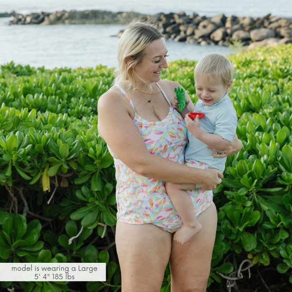 Women’s Strappy A-Line Tankini Top | “Petals  Supply - Image 3