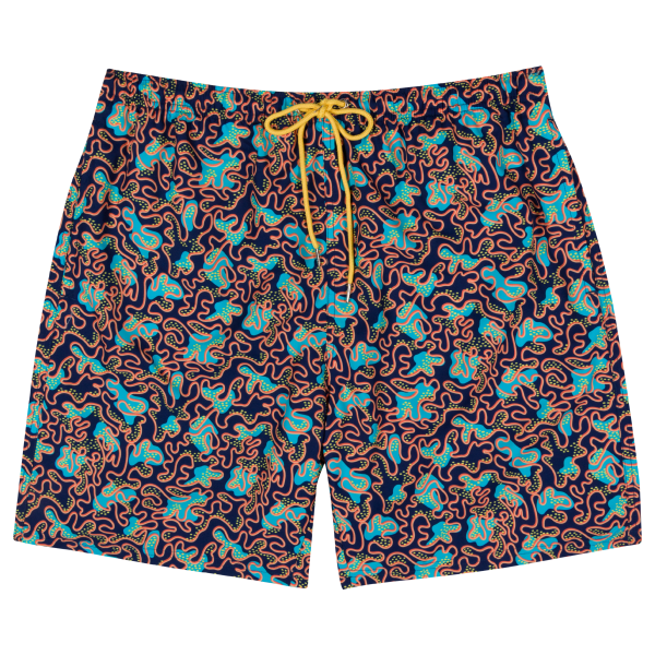 Men s 8  Swim Trunks Boxer Brief Liner |  Deep Dive  Fashion