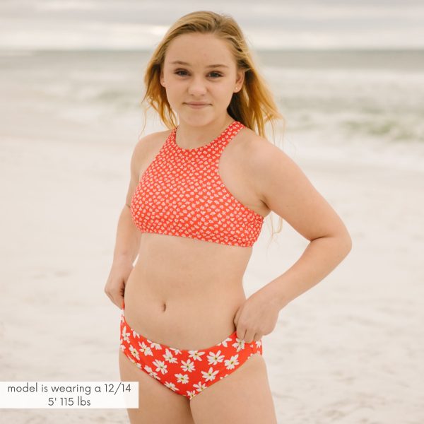 Girls Halter Top Bikini Set (2 Piece) |  Daisy  For Sale - Image 3